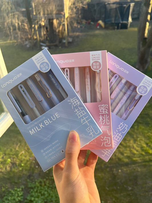 Bolígrafos de gel de colores pastel suaves de 0,5 mm