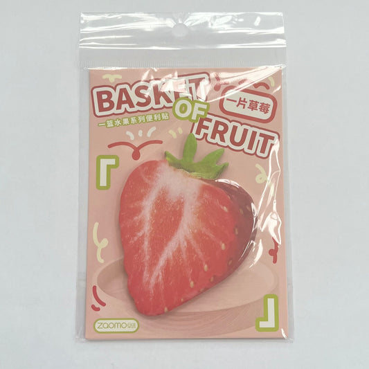 Notas adhesivas/memorativas de cesta de frutas