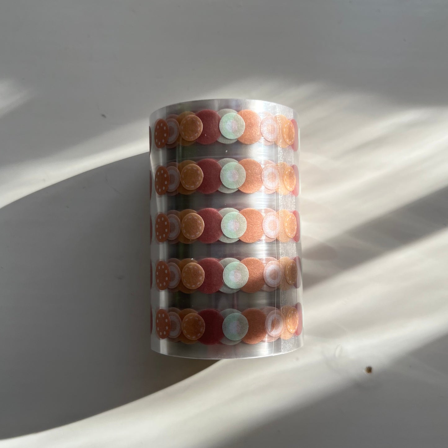 Flerfärgade Cirkelformade Klistermärken