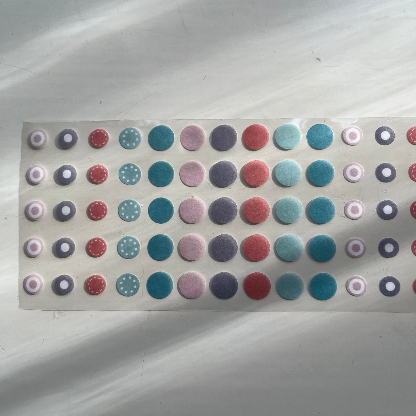 Flerfärgade Cirkelformade Klistermärken