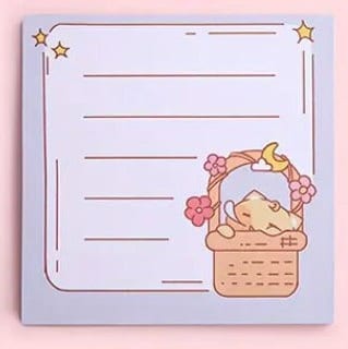 Cute Cartoon Cat Sticky Notes, Post-it notes, daily schedule