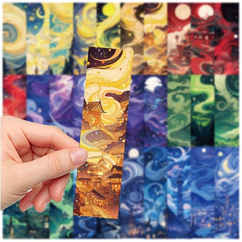 10pcs Dreamland Bookmark Set, Abyss and stars colourful bookmark fantasy