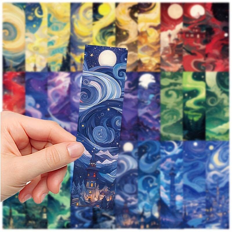 10pcs Dreamland Bookmark Set, Abyss and stars colourful bookmark fantasy